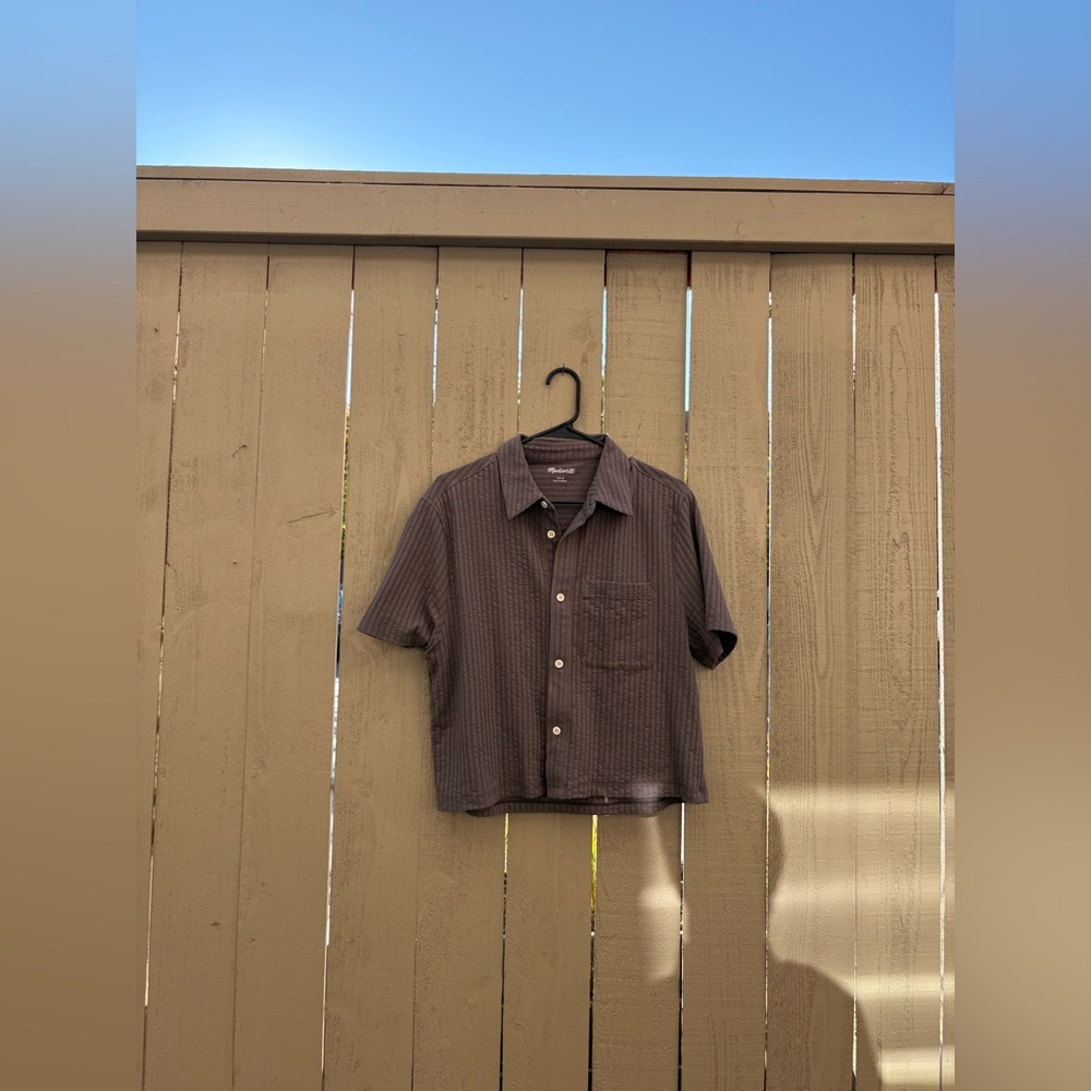 Madewell Short Sleeve Seersucker Shirt